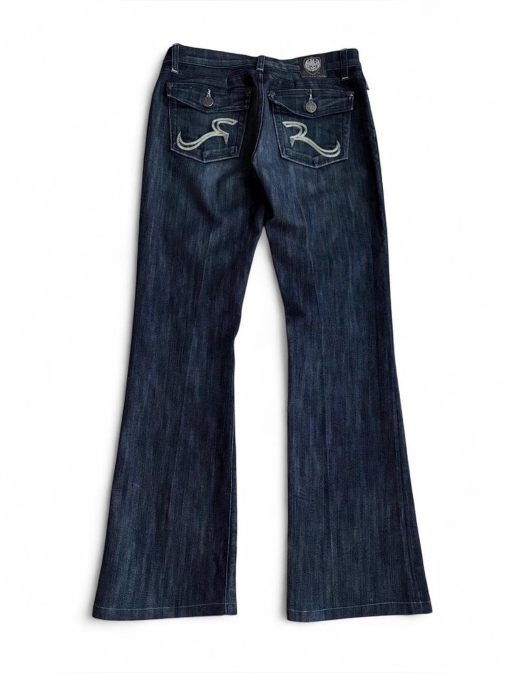 Rock & Republic Kasandra y2k low rise flare jeans size 28 blue